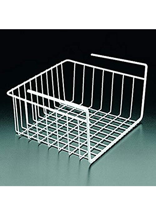 Go Hooked Go Hooked 12 Inch Undershelf Storage Basket Under Cabinet Storage Organizer 1 Pc White for Maximum Storage Efficiency Optimize Your Space for Kitchen and Pantry Home and Office  - Image 4