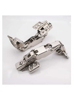 Y&D Cabinet Doors Hinges, 165 Degree Full Overlay Hinges Frameless Hydraulic Concealed Soft Closing for Corner Kitchen Folden Door (2 Pack)  - Image 5