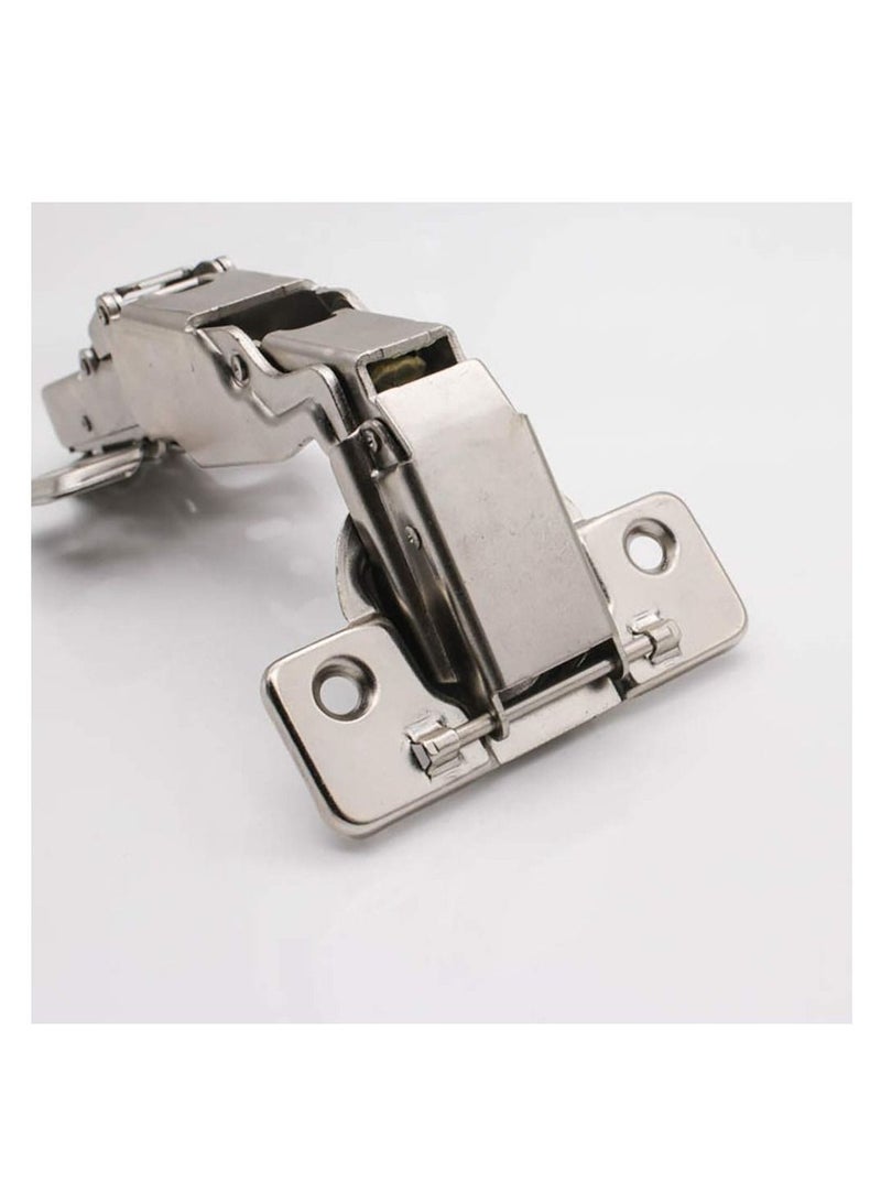 Y&D Cabinet Doors Hinges, 165 Degree Full Overlay Hinges Frameless Hydraulic Concealed Soft Closing for Corner Kitchen Folden Door (2 Pack)  - Image 4