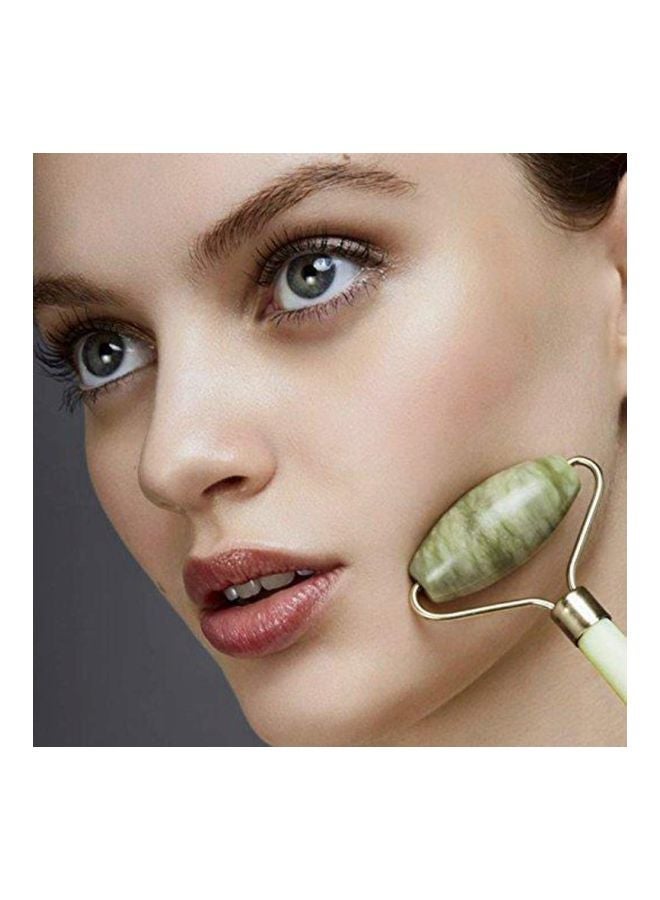 إسكدنيا أداة تدليك الوجه من اليشم أخضر - Image 3