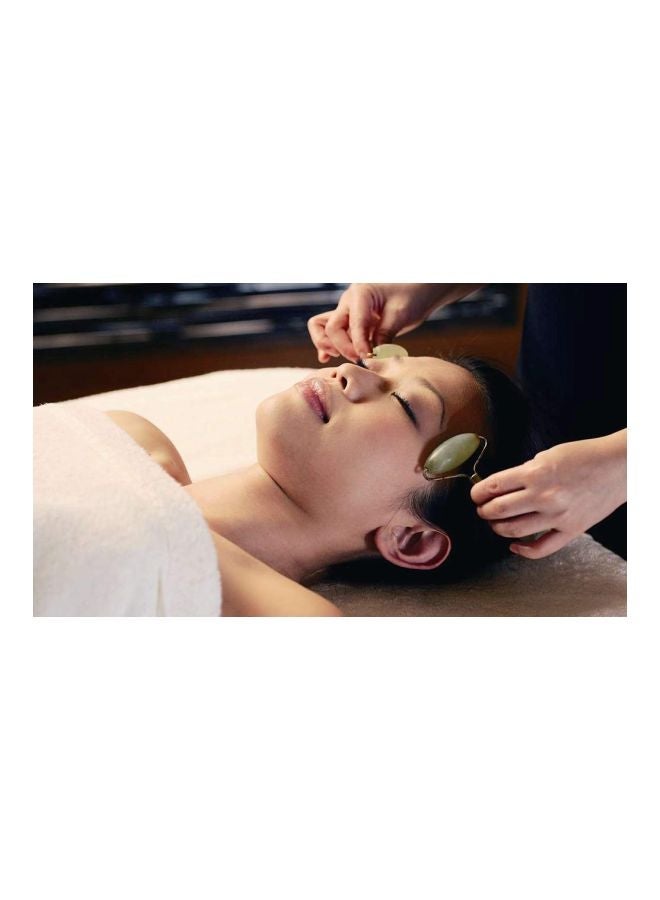 إسكدنيا أداة تدليك الوجه من اليشم أخضر - Image 5