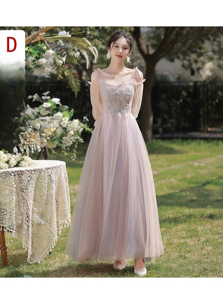 KUYING New Fashionable and Elegant Bridesmaid Dress  - Image 1