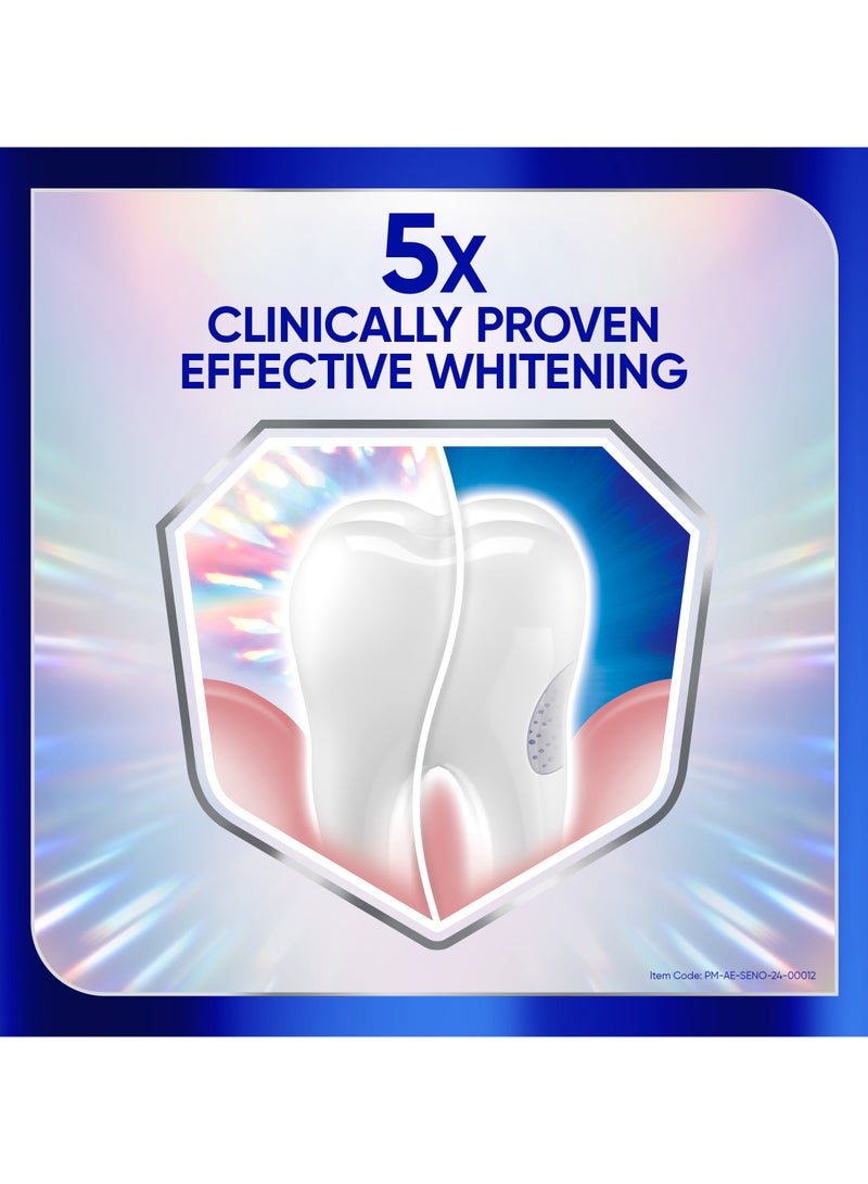 Sensodyne Clinical White Sensitive Teeth Whitening Toothpaste Extra Fresh 75ml - Image 3