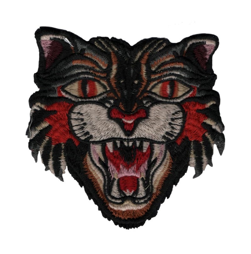 Generic Tiger Animal Applique Embroidered Sew-on Patch ; Size: 12.5cm x 12cm for Jackets, Bags, T-Shirts, Jeans, Pants, Outdoor Clothing ; Imported from Malaysia (1 Piece). (Code: M-41)  - Image 1