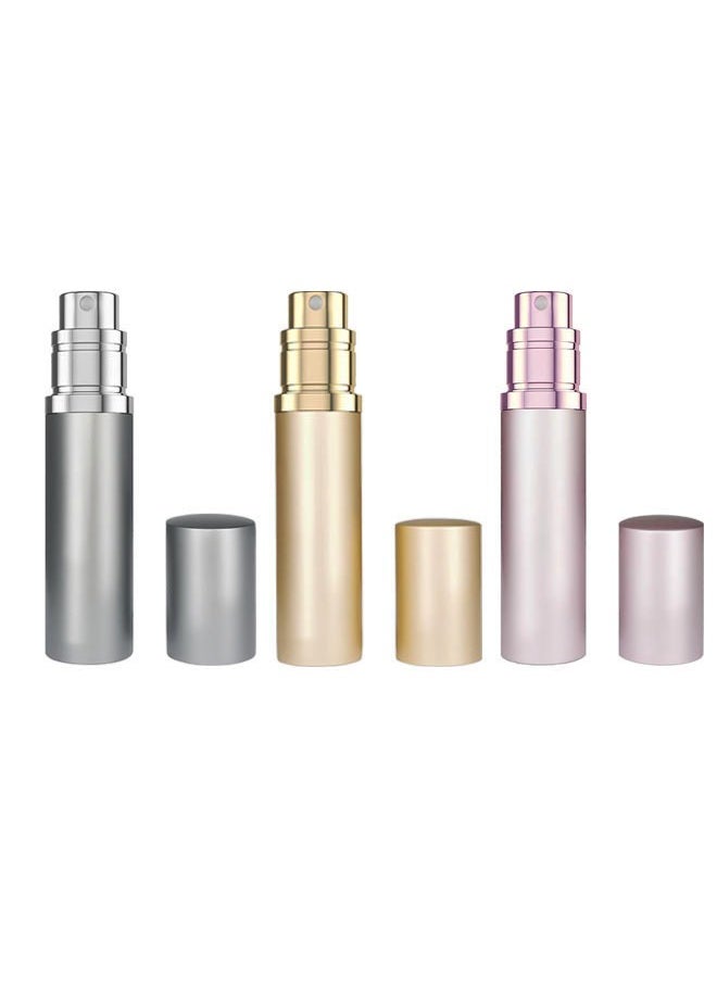 Perfume Bottles Empty Refill, Perfume Atomizer, Refillable Portable Mini Perfume Atomizer, Perfume Spray bottle Atomizer for Travel, Leaking Proof, 5ml (Silver+Gold+Pink） - pzsku/Z54130B1D6D4EFED0CD3FZ/45/_/1720405173/2f5d7425-5355-4698-a1a4-4d415e5deddb