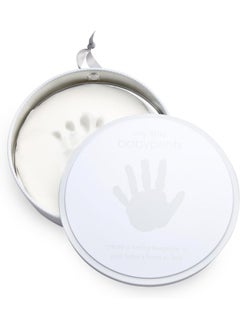 pearhead Pearhead My Little Baby Prints Keepsake Tin Kit, Mothering Sunday Mothers Day Gift for New Mum, Grey  - Image 1