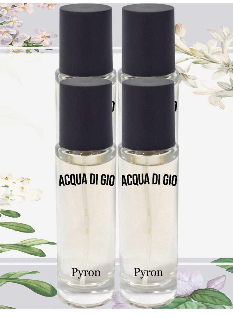 بيرون 4 قطع عطر جيو رجالي 30 مل EDT