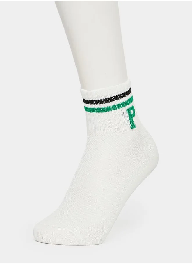 Styli Pack of 4 - Striped Detail Socks