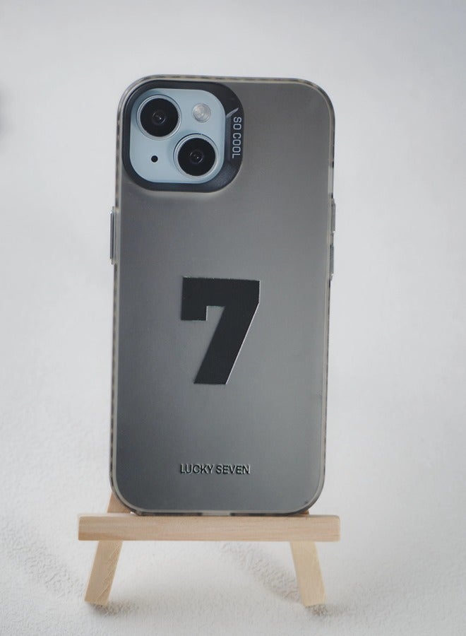ShebSheb Lucky 7 Phone Case for iPhone 14,Matte Luxury Shockproof Slim Thin Phone Cover - Image 5