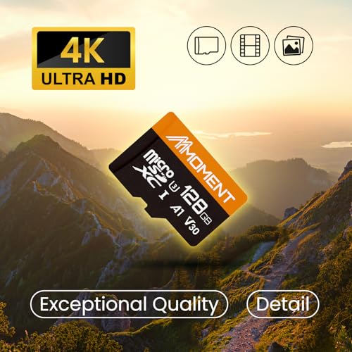 MMOMENT 128GB (2 Pack) Micro SDXC Card, A1, UHS-I, U3, V30, Class10 Compatible, Read Speed Up to 95 MB/s,Write Speed Up to 60 MB/s, SD Adapter Included - Image 4