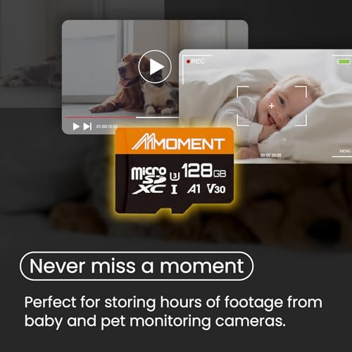 MMOMENT 128GB (2 Pack) Micro SDXC Card, A1, UHS-I, U3, V30, Class10 Compatible, Read Speed Up to 95 MB/s,Write Speed Up to 60 MB/s, SD Adapter Included - Image 3