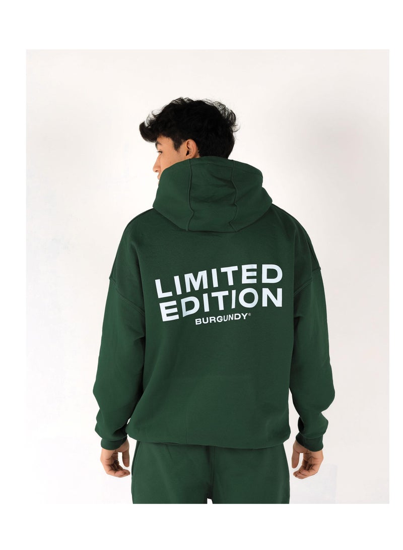 BURGUNDY Mintgreen Oversized Limited Edition Hoodie - Image 1