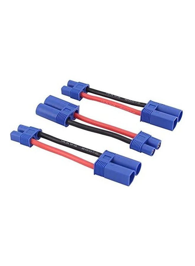 NIBEMINENT 3-Piece Male EC5 To Female EC3 Connector Cables