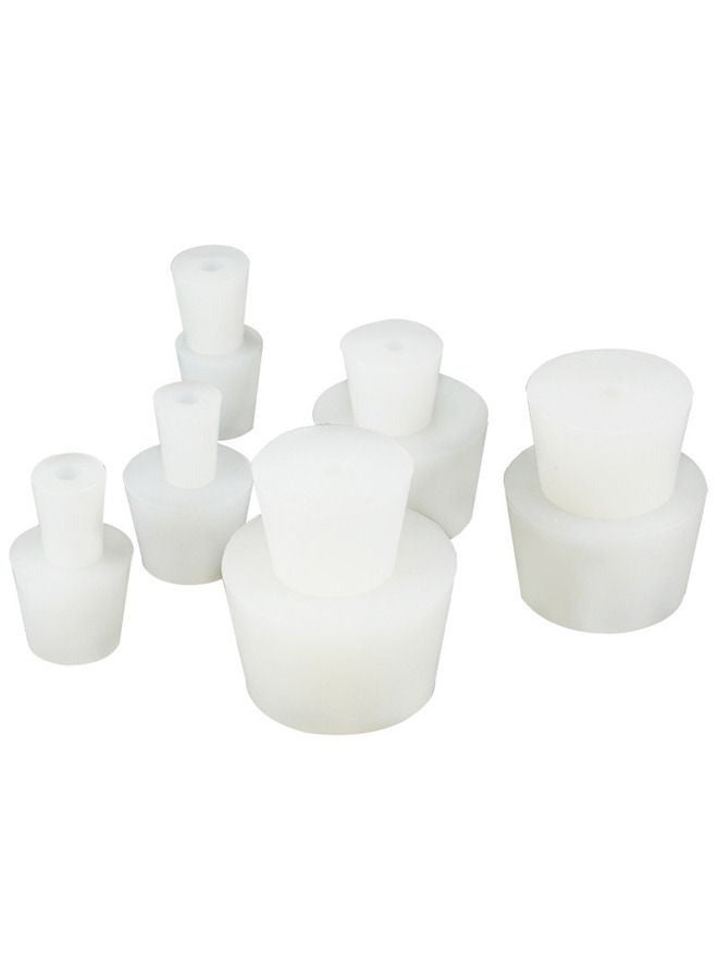 Beauenty 2pcs Fermentation Silicone Stopper Drilled Plug With Hole for Airlock Valve Home Brew Bubbler Wine Making Rubber Stopper Replacements  - Image 3