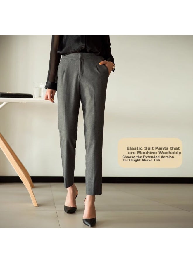 Lady Bird Miss Bird Black Suit Pants Women's Spring And Summer Professional Formal Interview Straight Pants Small Size ette Trousers - Image 2