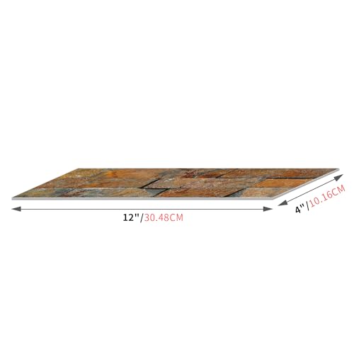TUOKING 27-Pieces Peel and Stick Backsplash Tiles for Kitchen 4"x 12" PVC Self-Adhesive Subway Matte Stone Wall Tiles Stick on Backspalsh for Bathroom(LPM-18-27PCS) - Image 5