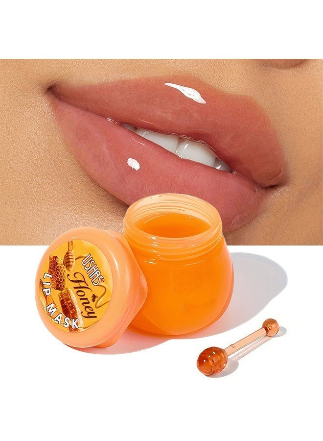 Ushas Honey-Lip Mask Lip,Balm Moisturizing Fade Lip Lines Lip Mask Hydrating Dry Protection - Image 1