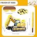 Sonarun Construction Dump Truck Pinata Excavator Pinata with Blindfold Bat Confetti for Kids Construction Truck Birthday Party Supplies - Image 4