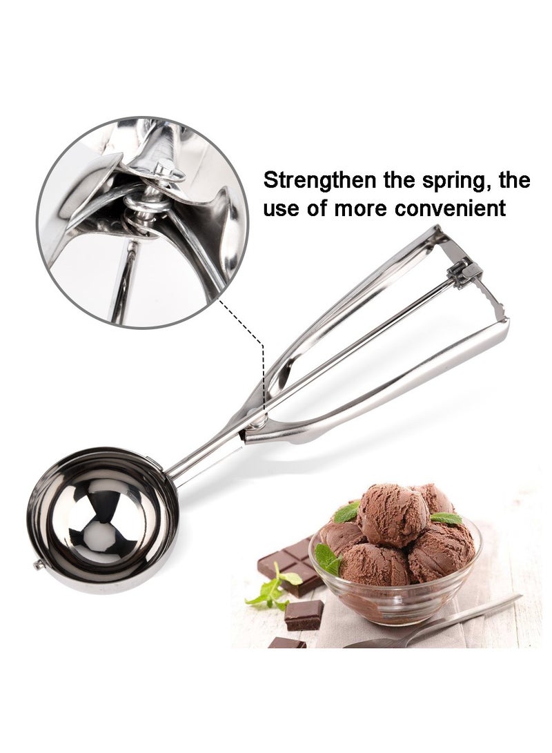 Stainless Steel Ice Cream Scoop Stack Spoon Watermelon Fruit Baller Making Tools, 6CM  - Image 3