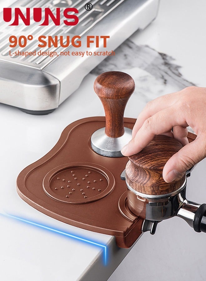 UNUNS Espresso Tamping Mat,Silicone Espresso Hand Tampers Non-Slip Coffee Machine Accessories For Home,Kitchen,Office,Bar,Store,Coffee - Image 4