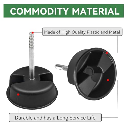 Bentolin Freedom Hard Top Panel Mounting Knob Replacement Screws Compatible with 2007-2019 Jeep Wrangler JK 2/4 Door, 2 Pack - Image 4