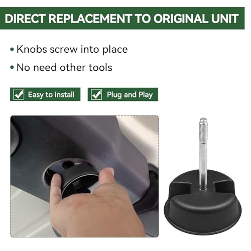 Bentolin Freedom Hard Top Panel Mounting Knob Replacement Screws Compatible with 2007-2019 Jeep Wrangler JK 2/4 Door, 2 Pack - Image 3