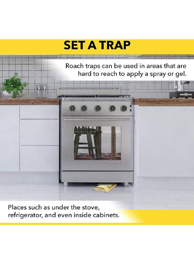 Harris 2-Piece Pesticide-Free Foldable Design Roach Trap Set 11.43 x 0.76 x 25.65 cm - Image 5