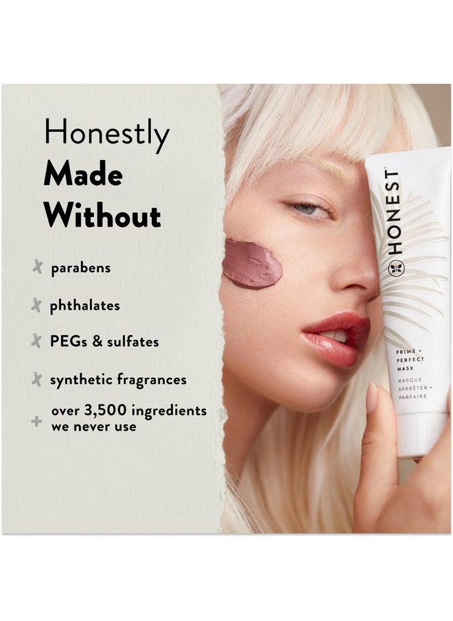 أونيست بيوتي قناع مرطب غني بمضادات الأكسدة من Honest Beauty | يُنعّم البشرة، ويُشدّها، ويُحضّرها | زبدة الشيا، فواكه خارقة، فيتامين E | مُعتمد من EWG، نباتي وخالٍ من القسوة | 2 أونصة سائلة  - Image 5