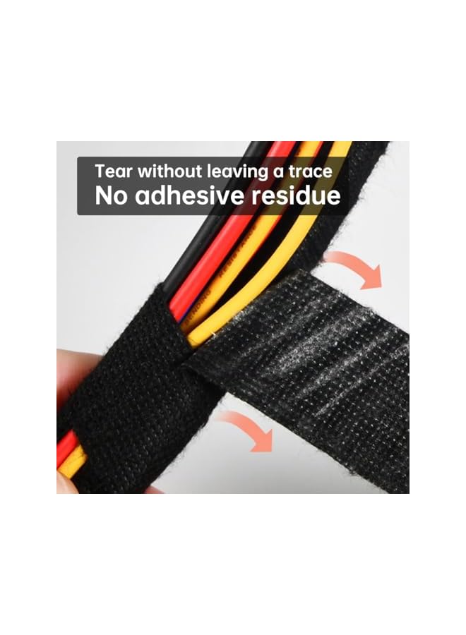 PROMASS promass 2 Rolls Automotive Wire Harness Tape,15 Meter Electrical Insulation Black Self-Adhesive Fabric Noise Reduction Wrap Cord Cloth, High Temp Wiring Loom Protect Fix Cable  - Image 4