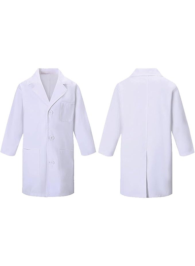 طقم مختبر طبيب وعالم للأطفال للعب الأدوار مع معطف أبيض سميك، هدية لحفلة عيد الميلاد للأعمار من 2 إلى 12 سنة - Image 4