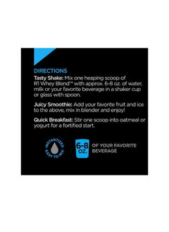 RULE 1 Whey Blend, 100% Whey Protein, Chocolate Fudge Flavor, 5.1 lb  - Image 3