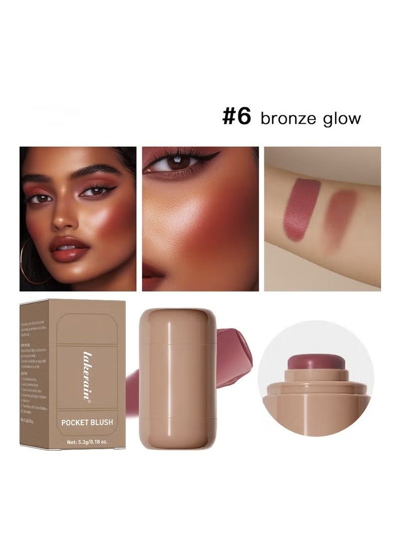 ليكرين بلوش كريمي للون القابل للبناء. نسيج ناعم وخملي. نهاية مضيئة طويلة الأمد. ترطيب وقابل للخلط. لمع طبيعي لجميع أنواع البشرة - Image 2