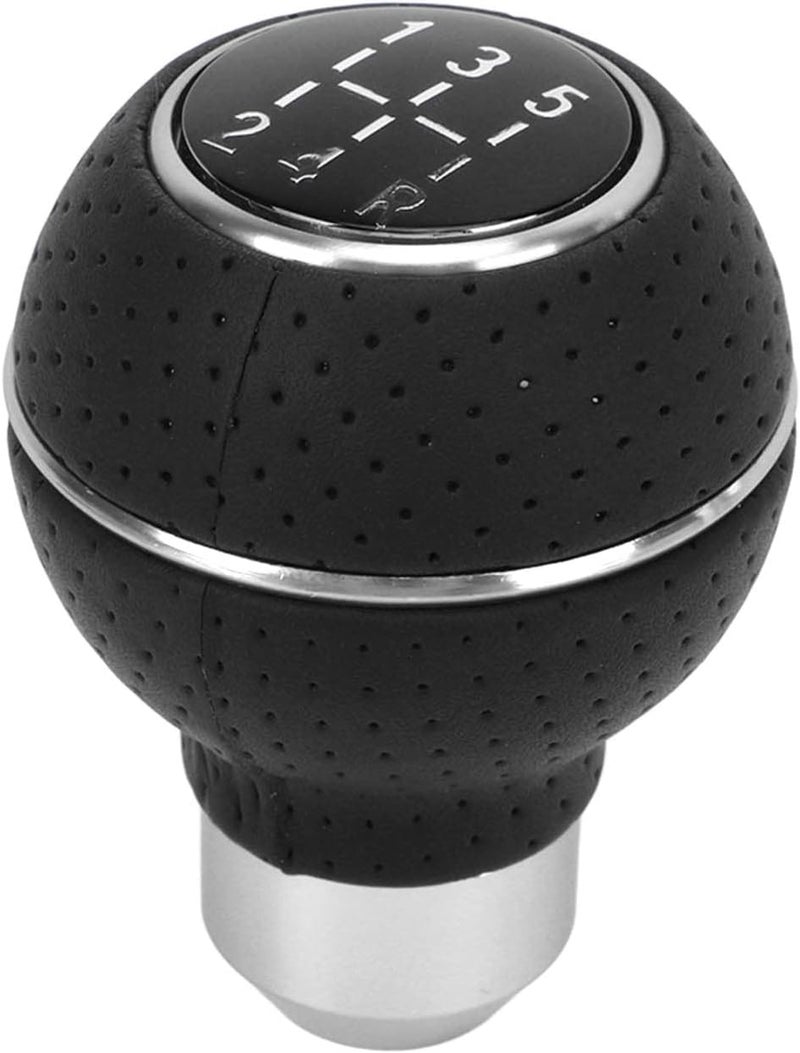 Shift Knob Universal Aluminum Manual Transmission Gear Knob with Leather, 5 Speed M8 M10 M11 M12 - Durable Design, Smooth Performance, Easy Installation for Most Vehicles (White) - Image 4