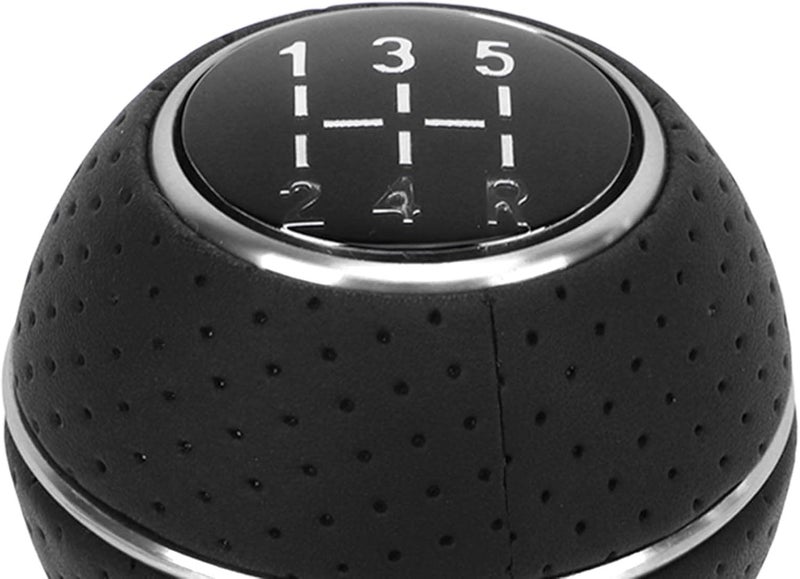 Shift Knob Universal Aluminum Manual Transmission Gear Knob with Leather, 5 Speed M8 M10 M11 M12 - Durable Design, Smooth Performance, Easy Installation for Most Vehicles (White) - Image 5