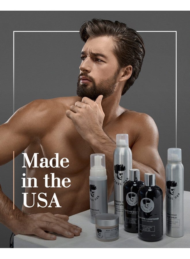 أفنيو مان Avenue Man Max Texture Clay - منتجات الشعر للرجال (2 أونصة) - دهان شعر بمستخلصات عشبية للشعر الرطب أو الجاف - معجون شعر خالٍ من البارابين - تركيبة محسنة - Image 3