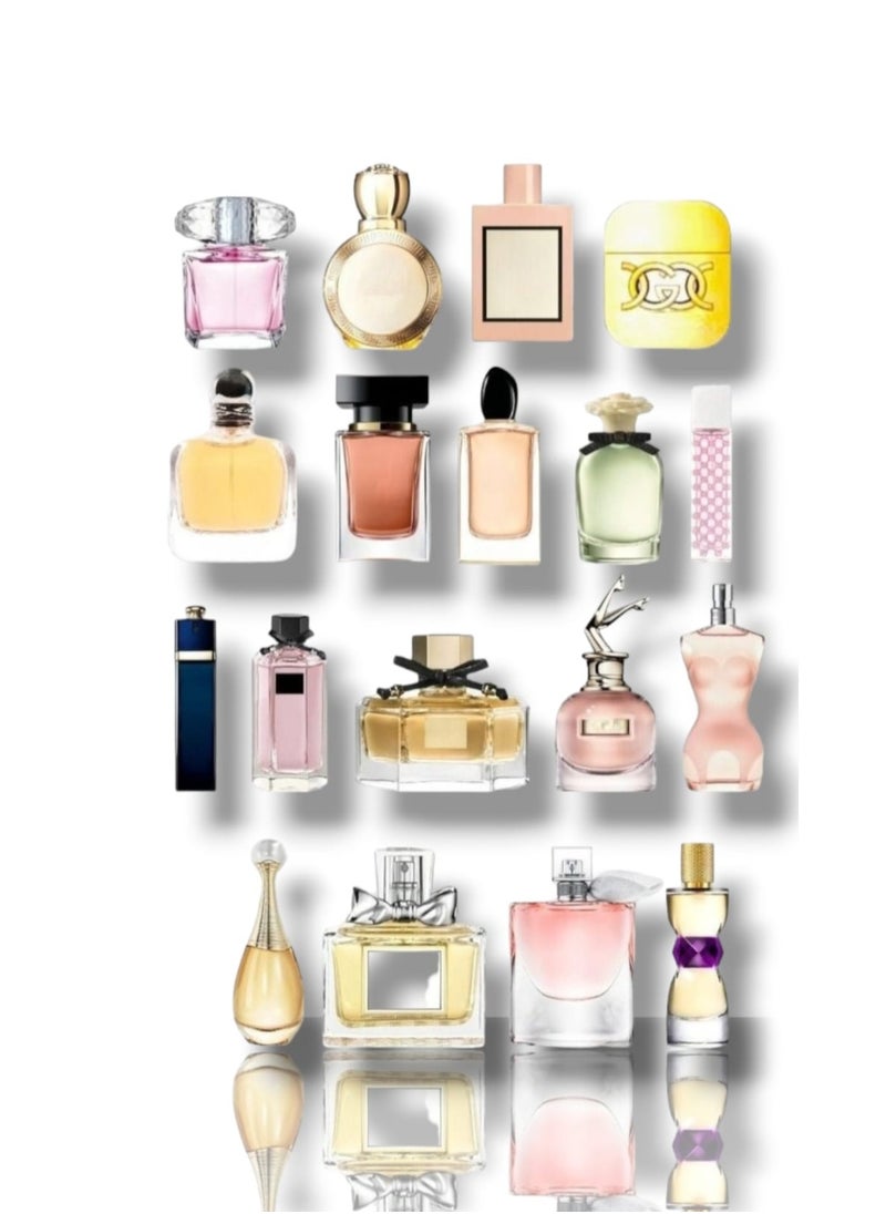 Classic Premium CLASSIC Perfume Set for Women 25 ml (18 Pieces) 