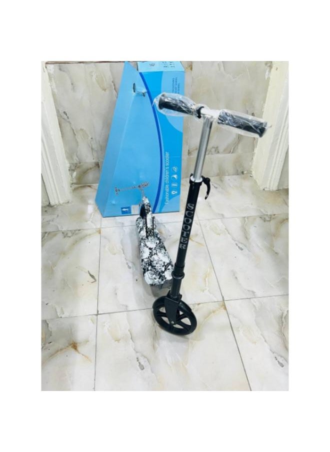 Generic Foldable Scooter Two-Wheel Foldable With Outdoor Sports City Work School Student Teenagers One-Legged Scooter  - Image 2