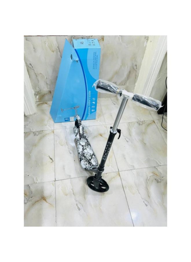 Generic Foldable Scooter Two-Wheel Foldable With Outdoor Sports City Work School Student Teenagers One-Legged Scooter  - Image 3