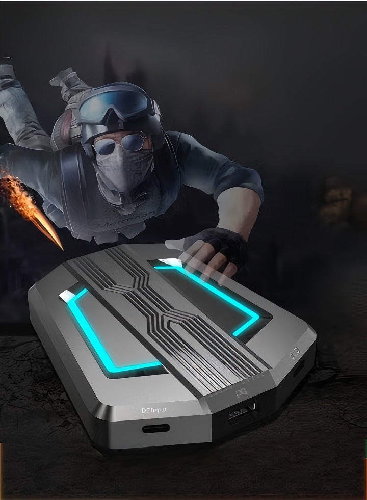 Gaming Adapter Converter, P6 Keyboard and Mouse Adapter Portable Mice Converter for N-Switch PS4 PS3 XBox One 360, Portable Size Strong Compatibility Easy to Carry Keyboard Mouse Converter Home Swit - Image 1