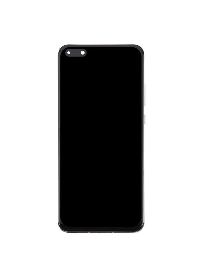 إيروريكس شاشة بديلة لهاتف Huawei P40 Pro TFT LCD محول رقمي كامل التجميع مع إطار، لا يدعم التعرف على بصمة الإصبع باللون الفضي - Image 2