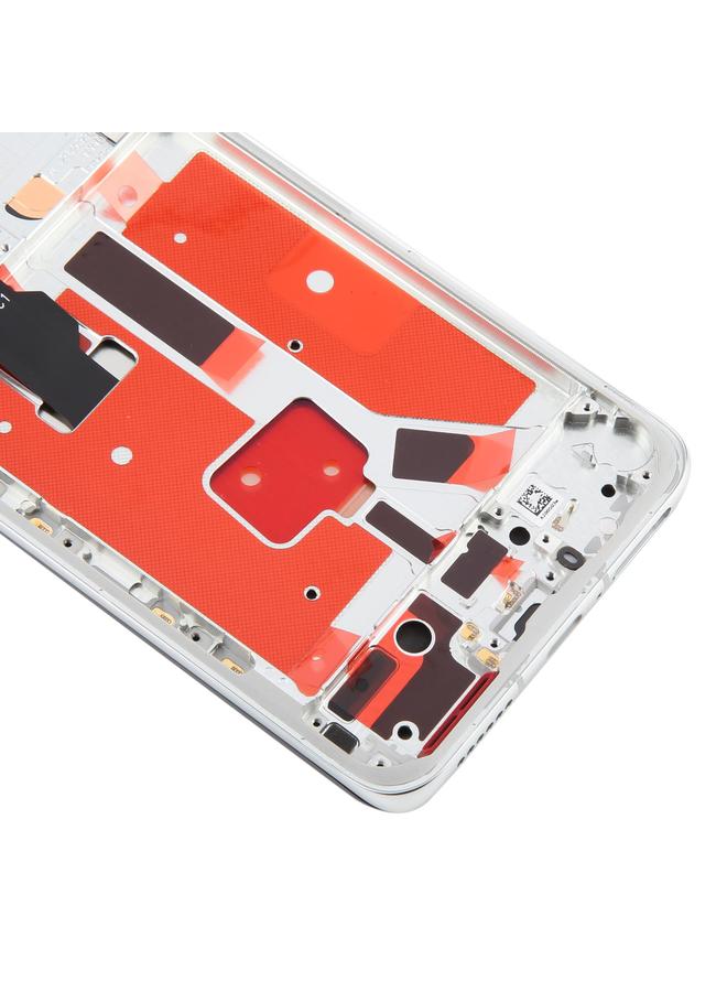 إيروريكس شاشة بديلة لهاتف Huawei P40 Pro TFT LCD محول رقمي كامل التجميع مع إطار، لا يدعم التعرف على بصمة الإصبع باللون الفضي - Image 4