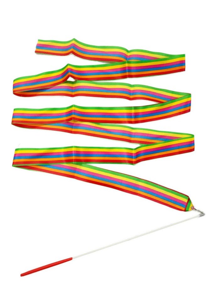 BookMyCostume BookMyCostume Multicolor Wave Ribbon Wand Gymnastic Dance Kids & Adults Fancy Dress Costume Accessories Kids  - Image 2