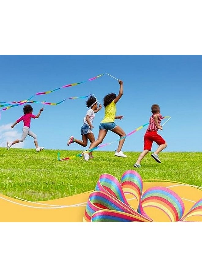BookMyCostume BookMyCostume Multicolor Wave Ribbon Wand Gymnastic Dance Kids & Adults Fancy Dress Costume Accessories Kids  - Image 5