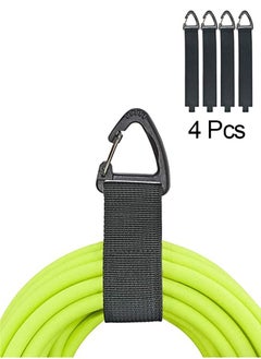 Extension Cord Holder Organizer, 16-inch Hook and Loop Heavy Duty Storage Straps with Triangle Clips, Extension Cord Hanger for Garage Organization and Storage Cord Wrap Keeper 4 Pcs, Easy to Use