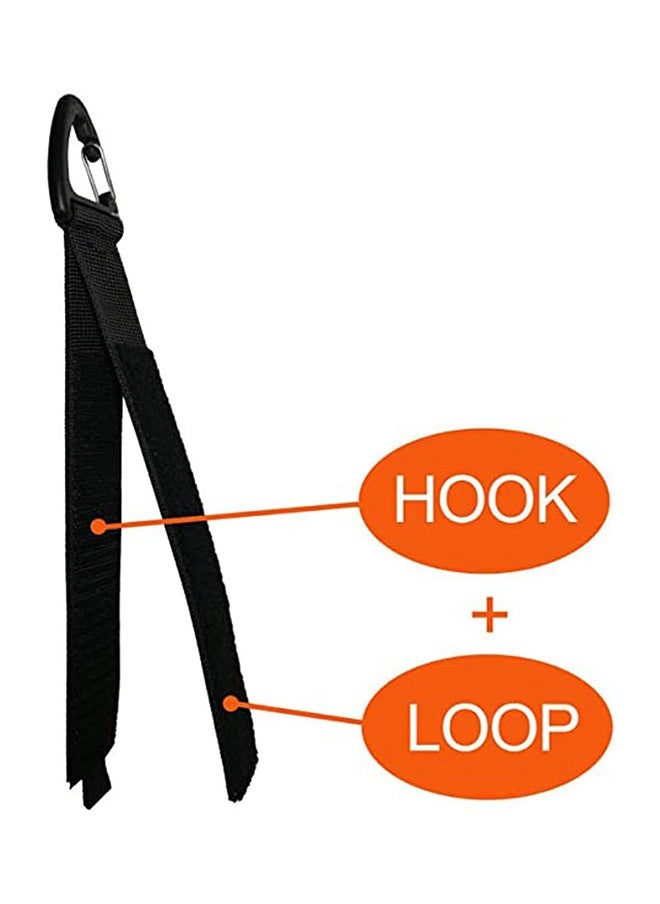 Bukela - Extension Cord Holder Organizer, 16-inch Hook and Loop Heavy Duty Storage Straps with Triangle Clips, Extension Cord Hanger for Garage Organization and Storage Cord Wrap Keeper 4 Pcs, Easy to Use - Image 1