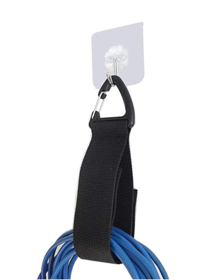 Bukela - Extension Cord Holder Organizer, 16-inch Hook and Loop Heavy Duty Storage Straps with Triangle Clips, Extension Cord Hanger for Garage Organization and Storage Cord Wrap Keeper 4 Pcs, Easy to Use - Image 1