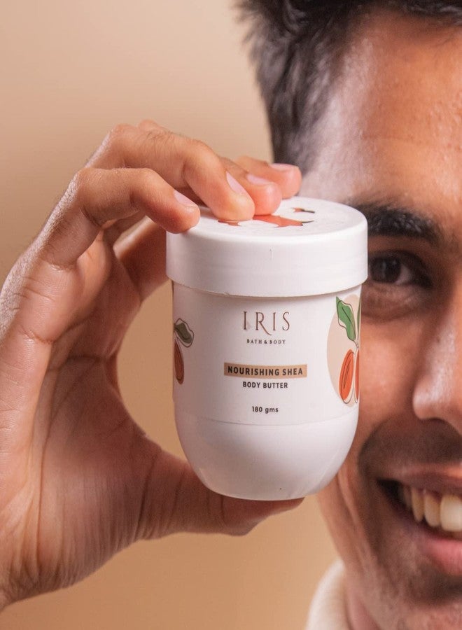 Iris Cosmetics Nourishing Shea Body Butter - Deep Moisture and Silky Softness | Luxurious Hydration for Dry Skin | 180g - Image 1