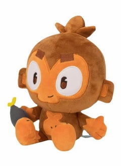Bloons Monkey Plushies, Dart Monkey Plush Doll, Cartoon Bloonstd Soft Stuffed Doll, Game Monkey Stuffed Animal, Stuffed Animal for Fans, Cute Bloonstd Plush Gifts, 9.8 in