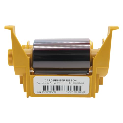 CARPSDZY 800033-840 YMCKO Color Ribbon Replacement for Zebra ZXP Series 3 ZXP3 Card Printer,True Colours iX Series 200 Prints - Image 5
