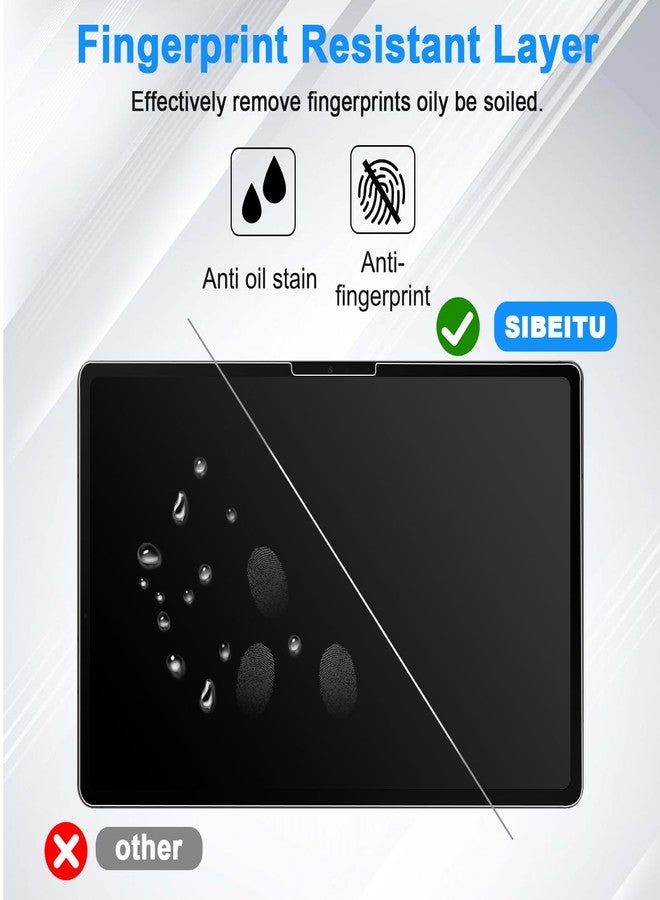 SIBEITU واقي شاشة SIBEITU (عبوة من قطعتين) لجهاز iPad Air مقاس 13 بوصة، إصدار 2024، طراز M2 (الجيل السادس)، شفاف عالي الوضوح ومقاوم للخدوش، متوافق مع iPad Air الجيل السادس، متوافق مع أغلفة الحماية وقلم Apple Pencil، حساس للمس - Image 5